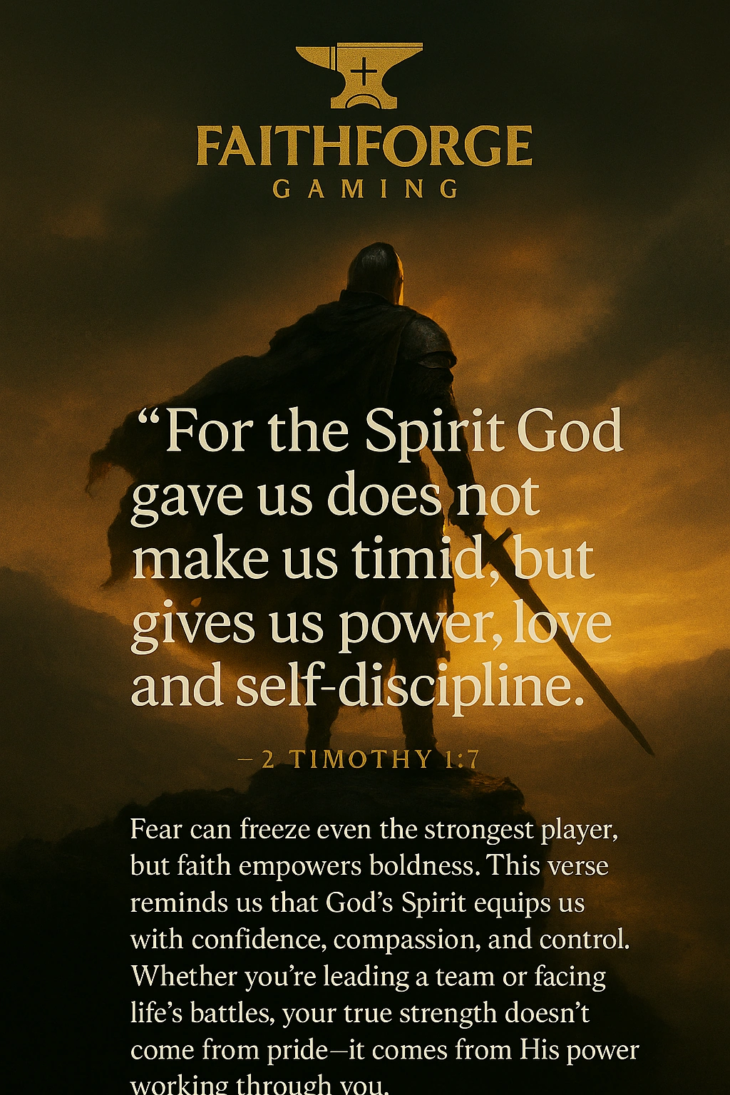 FaithForge Devotion 22