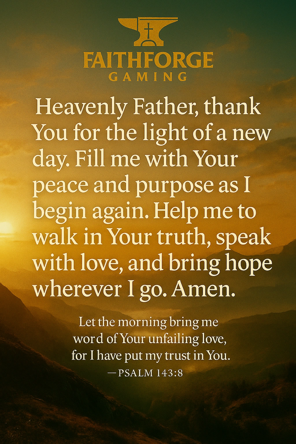 FaithForge Prayer 18