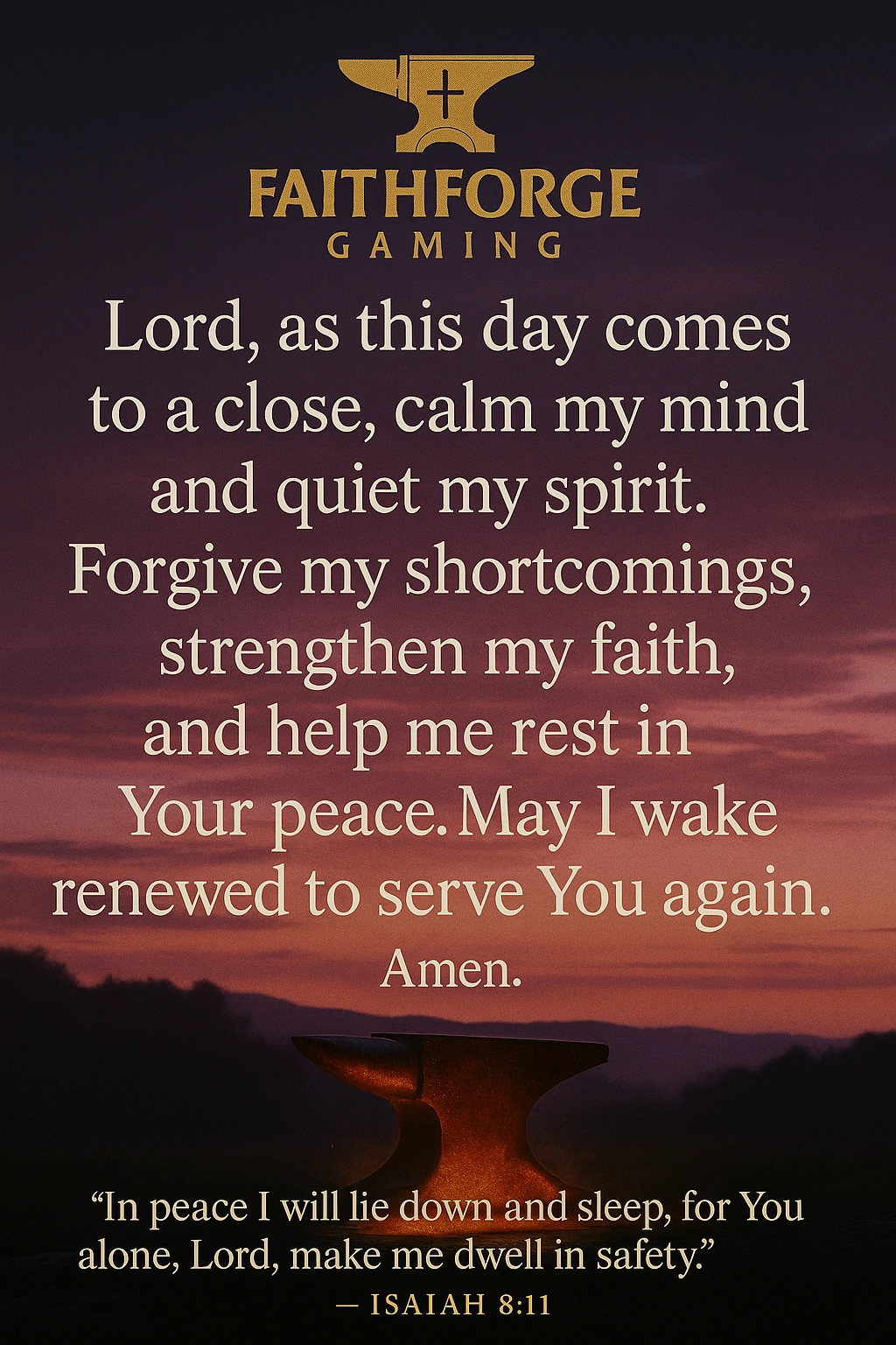 FaithForge Prayer 24